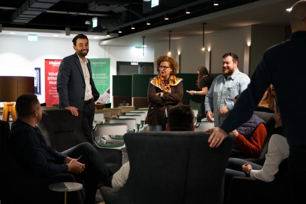 Supertree event networking space